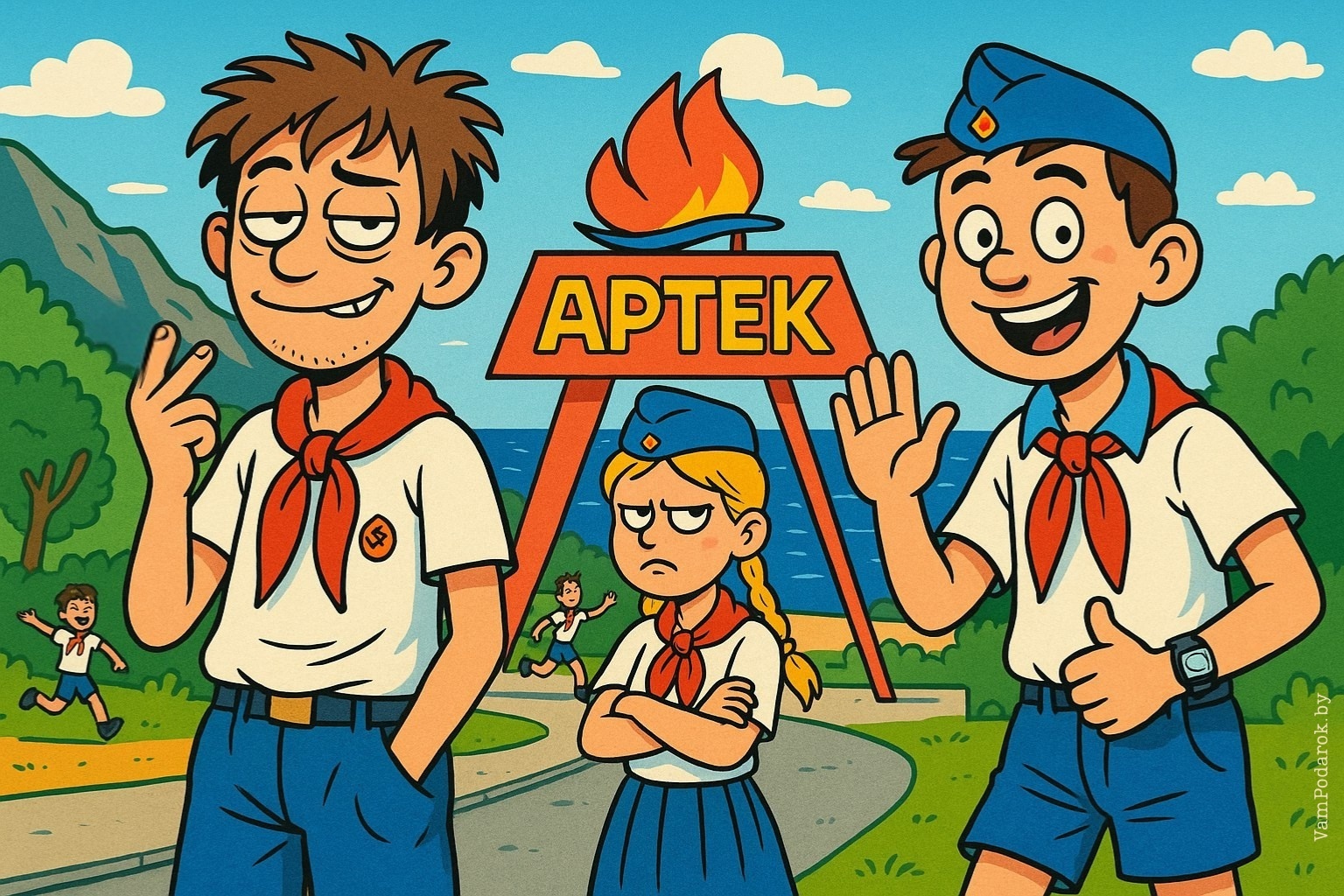 День рождения «Артека» - открытка