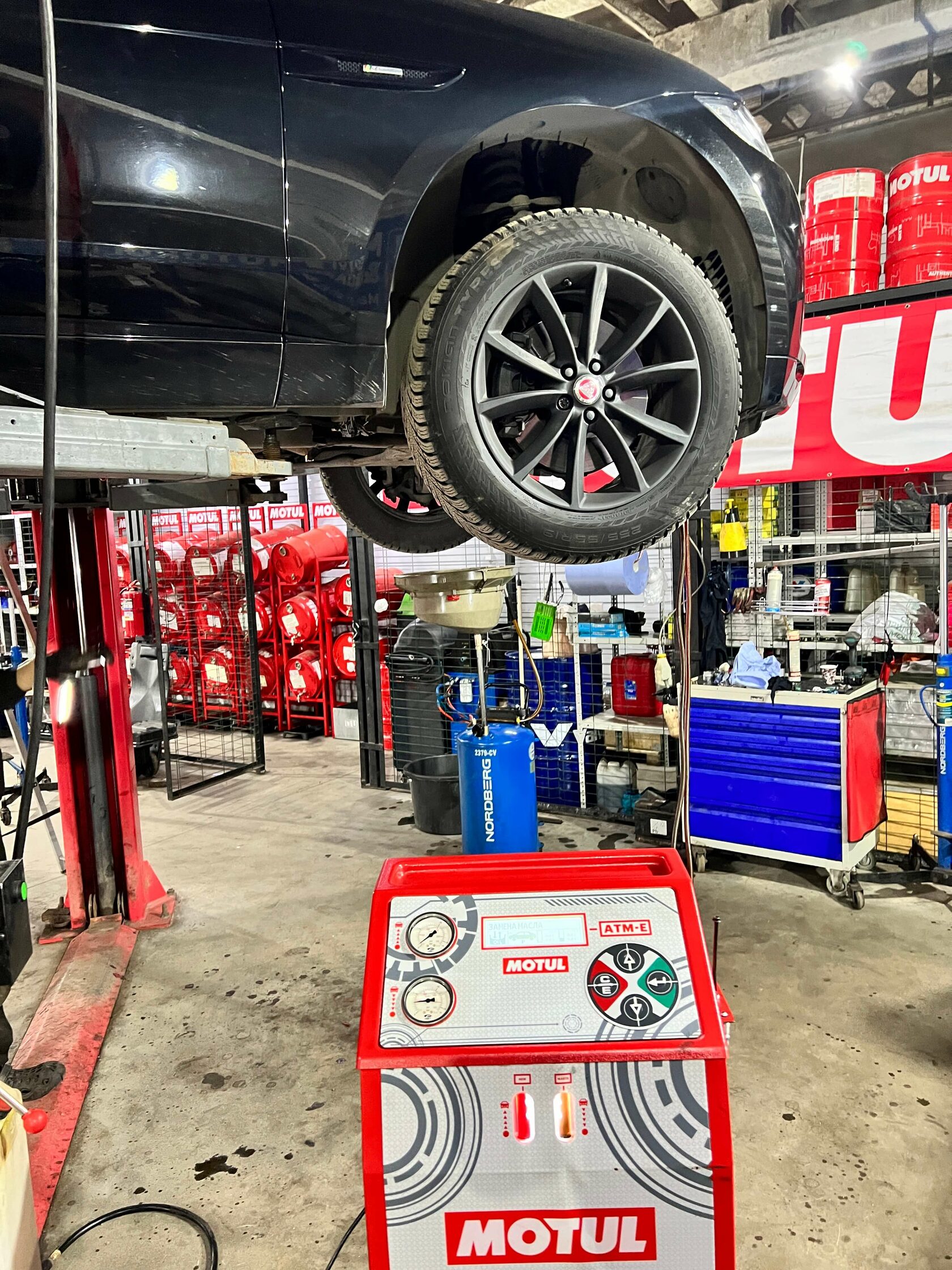 Процесс аппаратного замещения масла