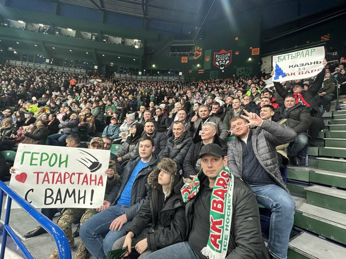 Участники программы «Батырлар. Герои Татарстана» посетили матч «Ак Барса» и «Салавата»