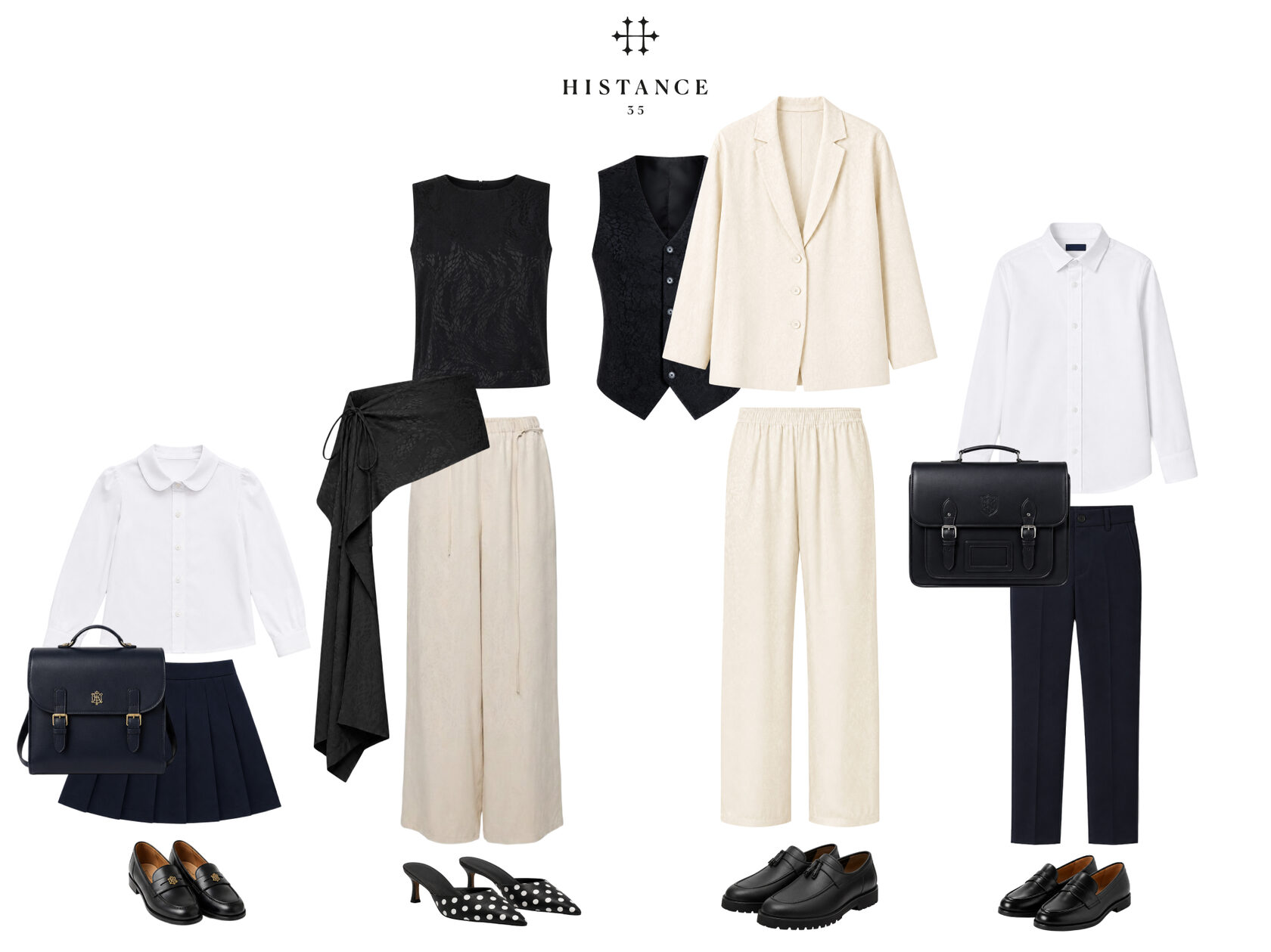 стильный famaly look для праздника