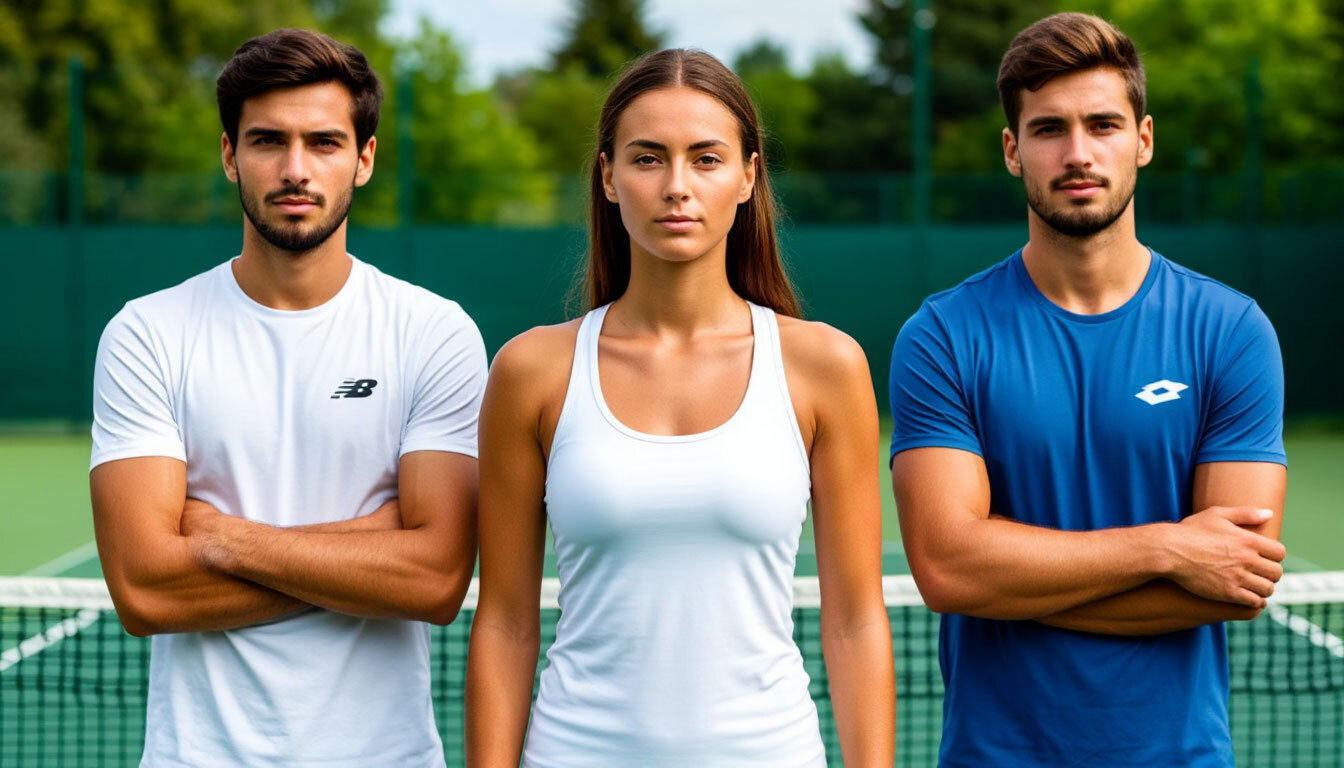 Игра в теннис большой