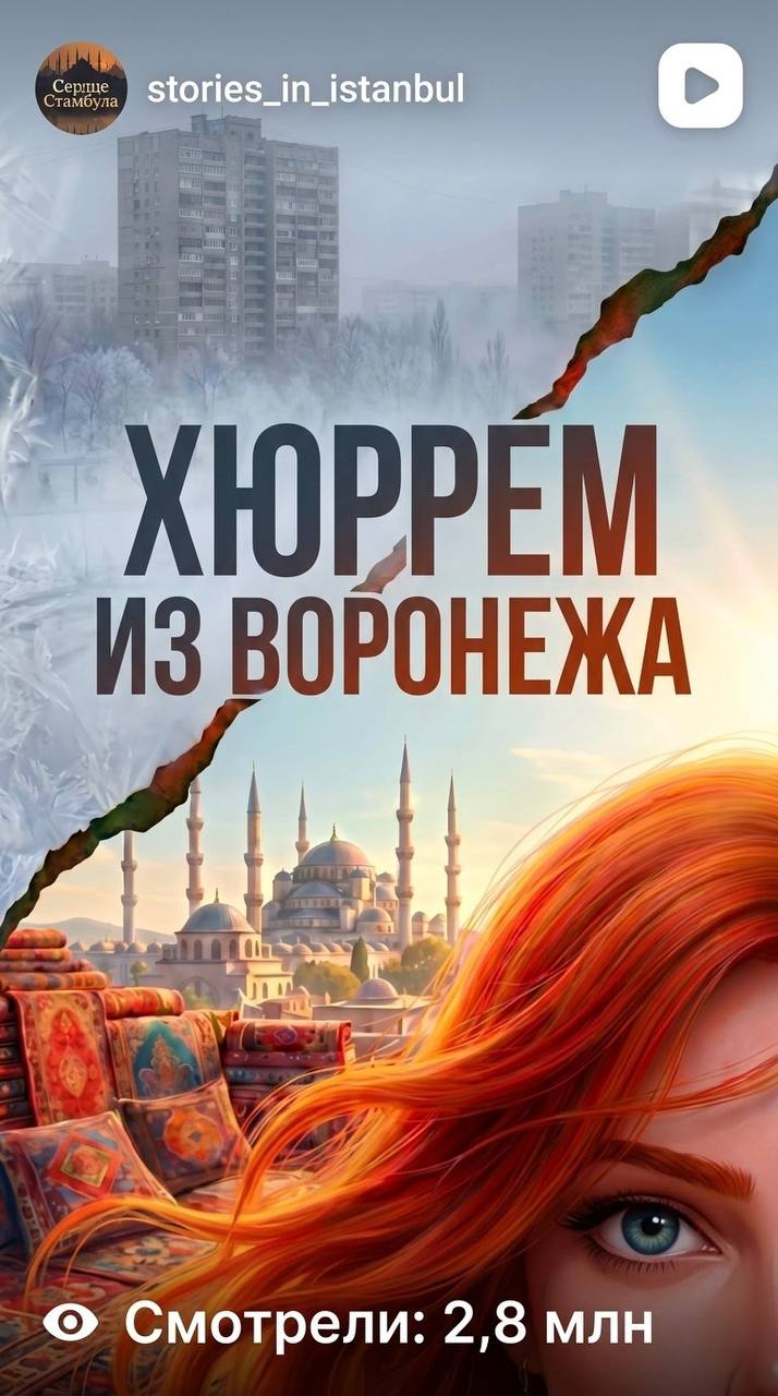 Хюррем из Воронежа, 2,8 млн просмотров