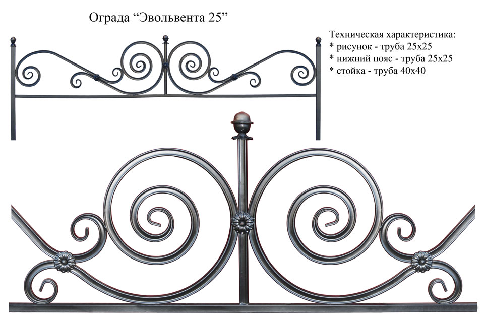 Рисунки для холодной ковки из профильной трубы