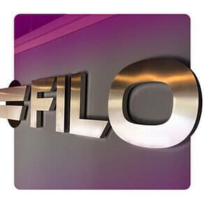 Рекламные буквы из металла FILO