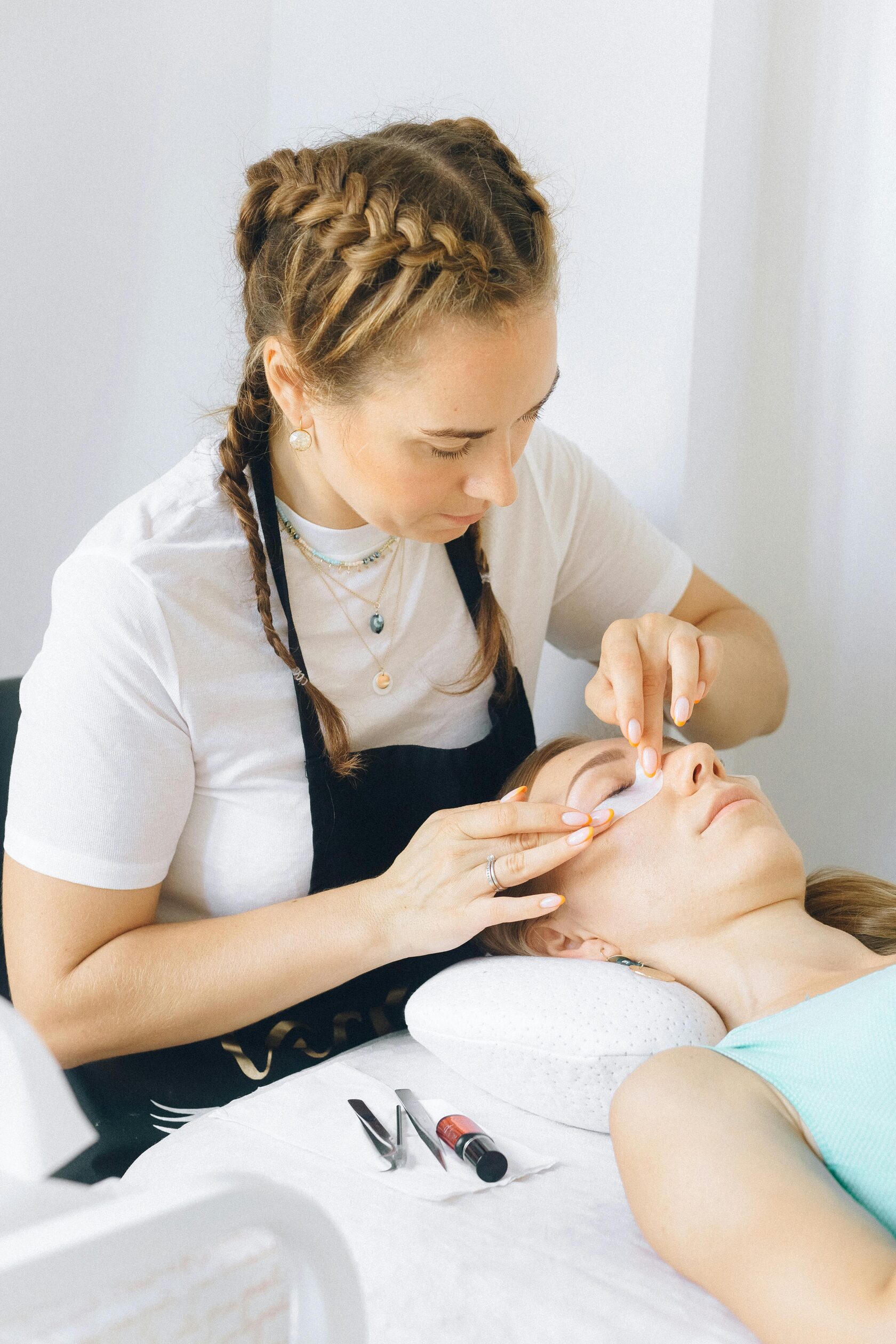 наращивание ресниц обучение 