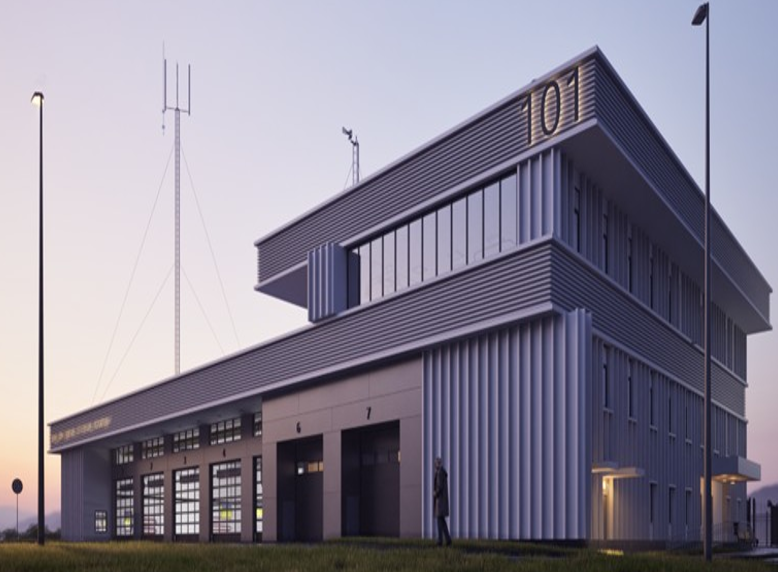 Пожарное депо на 6 машиномест