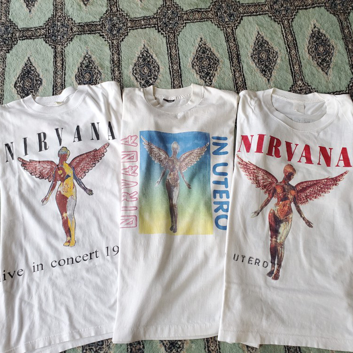 Vintage VTG Nirvana Heart Shaped Box XL shirt Giant by