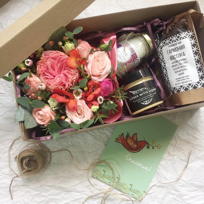 Цветочные коробки