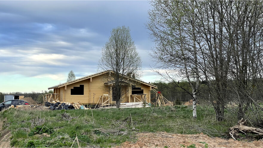 Дом из бруса, 124 м2 + участок 10 соток в КП Отрада-Парк