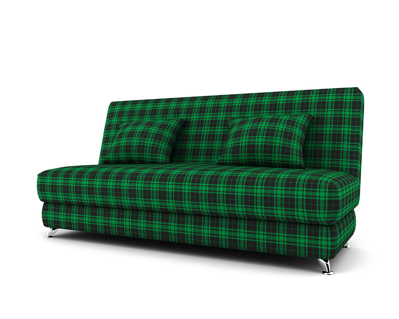 диван без подлокотников с независимым пружинным блоком