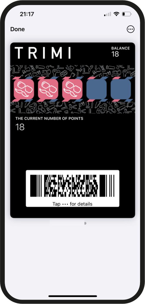 Multipass wallet card preview