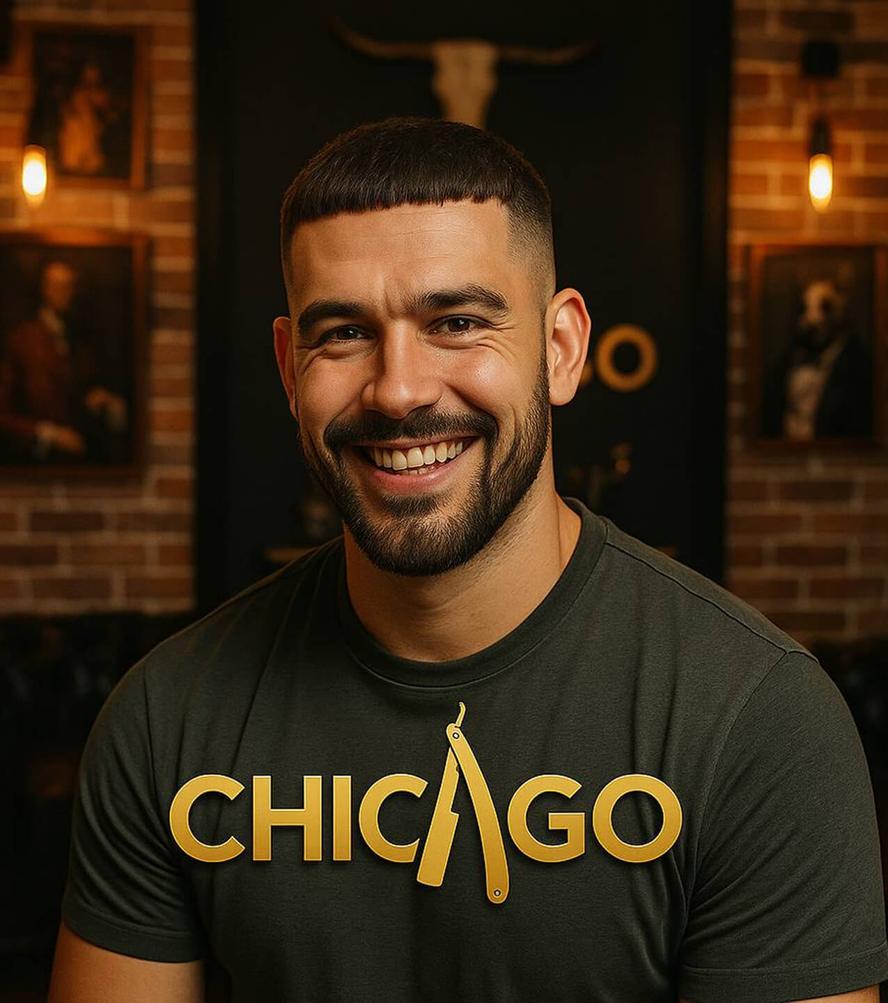 Стрижка Caesar Fade — барбершоп CHICAGO, Екатеринбург