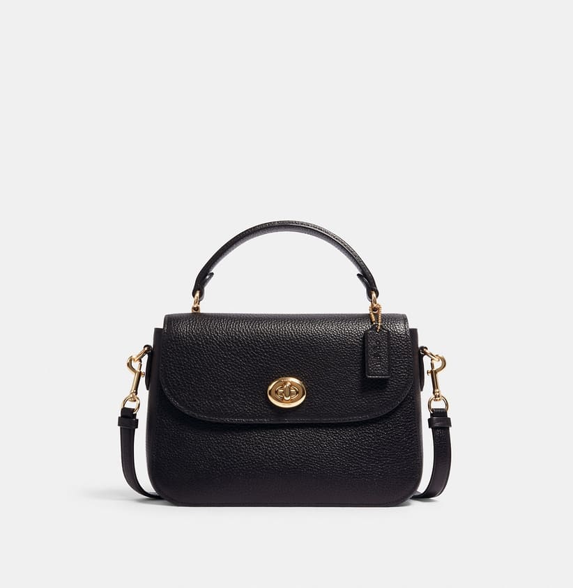 Marlie Top Handle Satchel Black