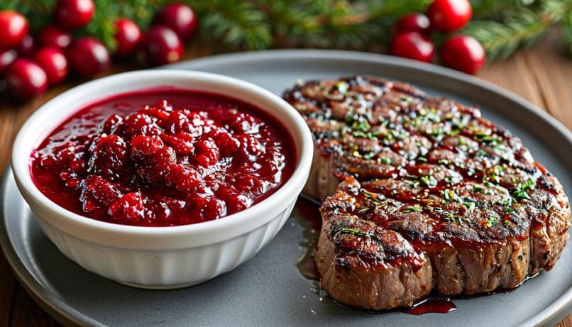 клюквенный соус к мясу рецепты