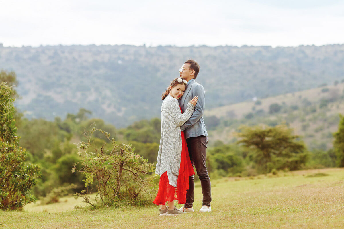 Love Story Photo Session In Masai Mara