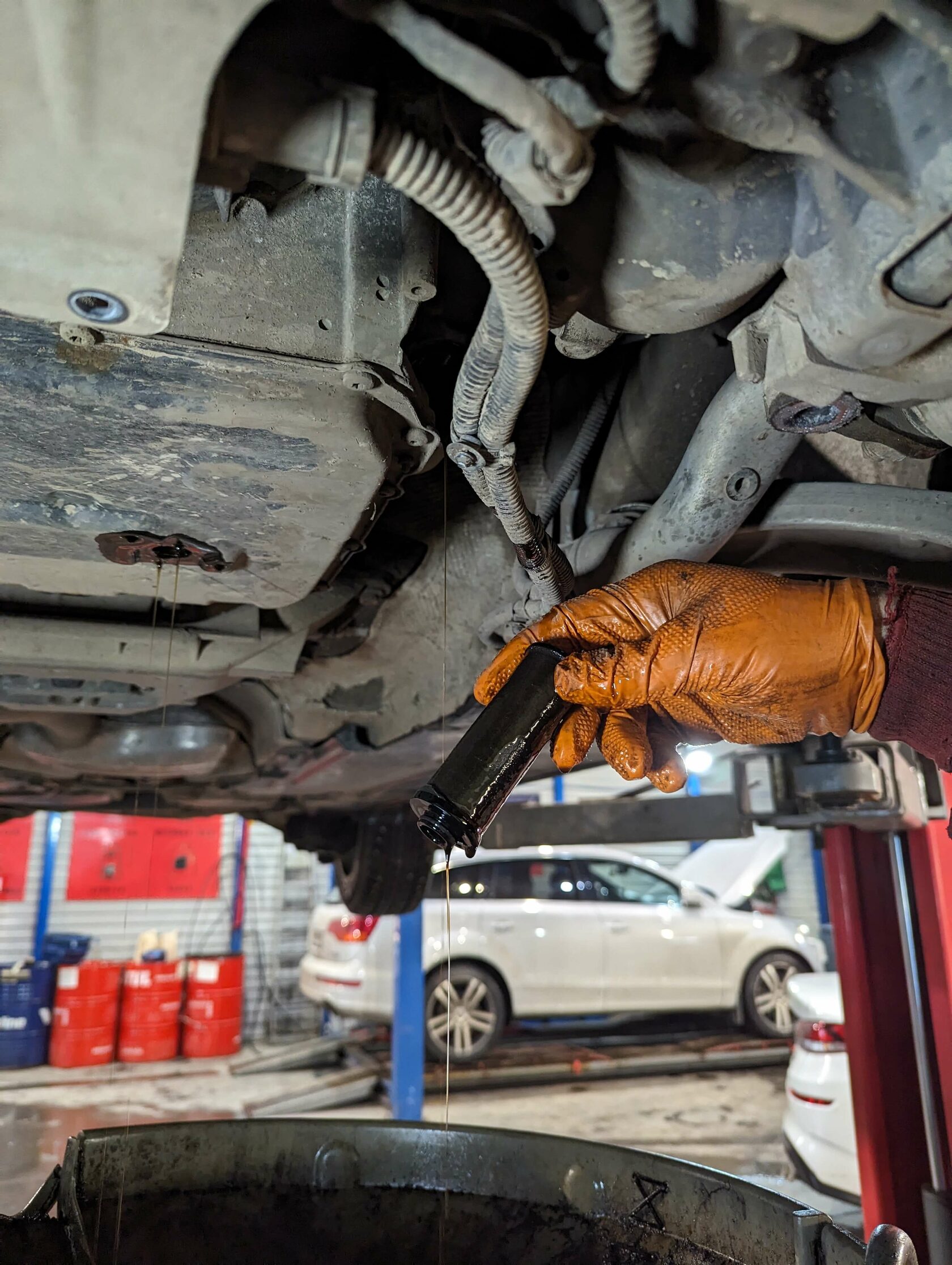 Замена внешнего фильтра картриджа DSG