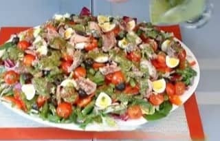 Приготовление салата «Нисуаз» с тунцом: шаг 12