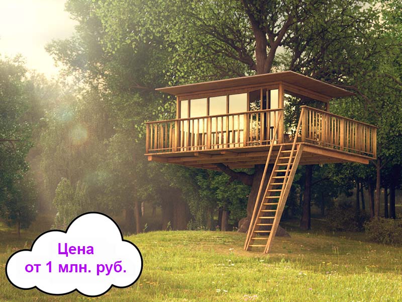 постройка дома на дереве