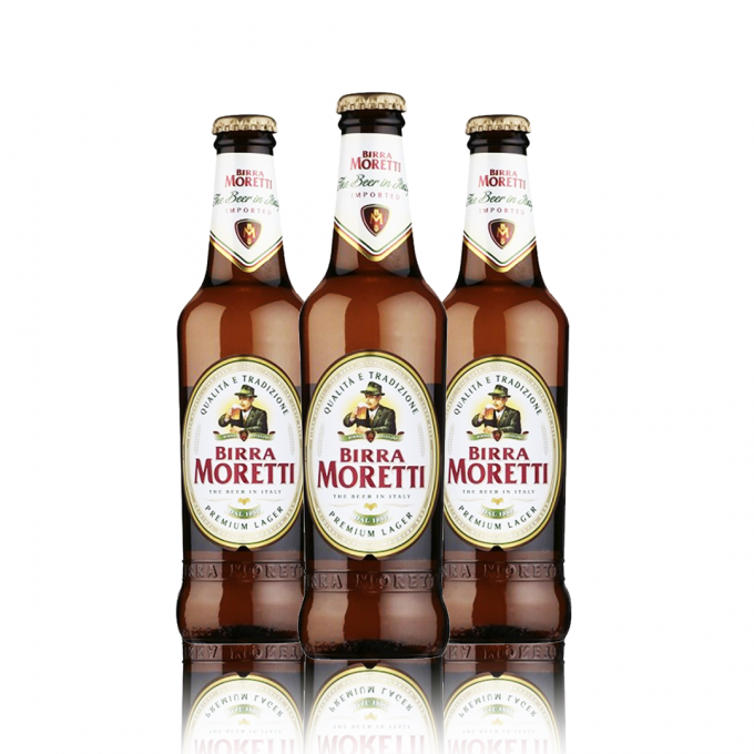 Birra moretti. Бирра Моретти 0.33.