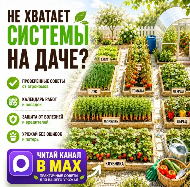 Карточка: проверенные советы, календарь работ, защита от болезней