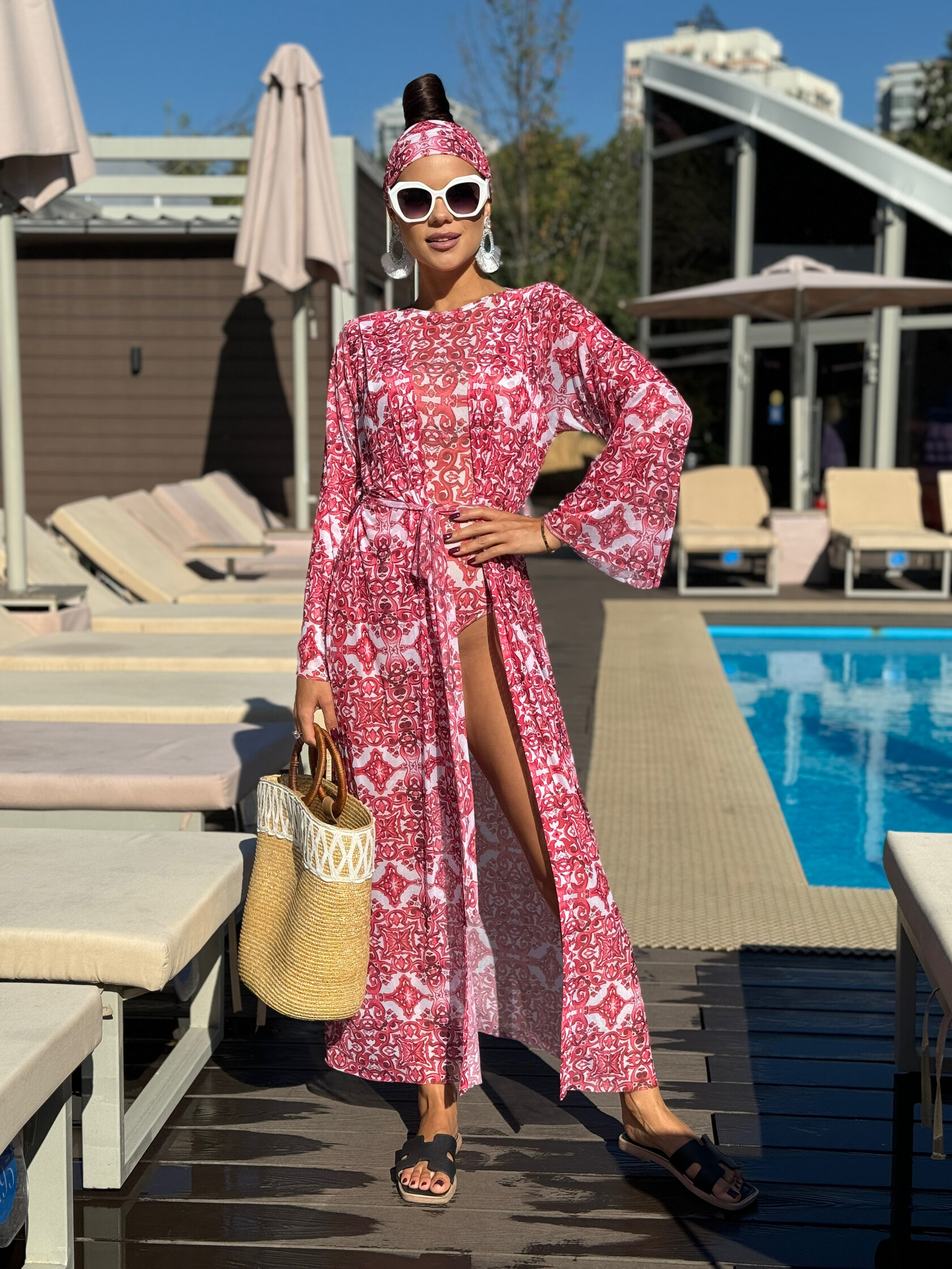 Туника пляжная пропускающая загар