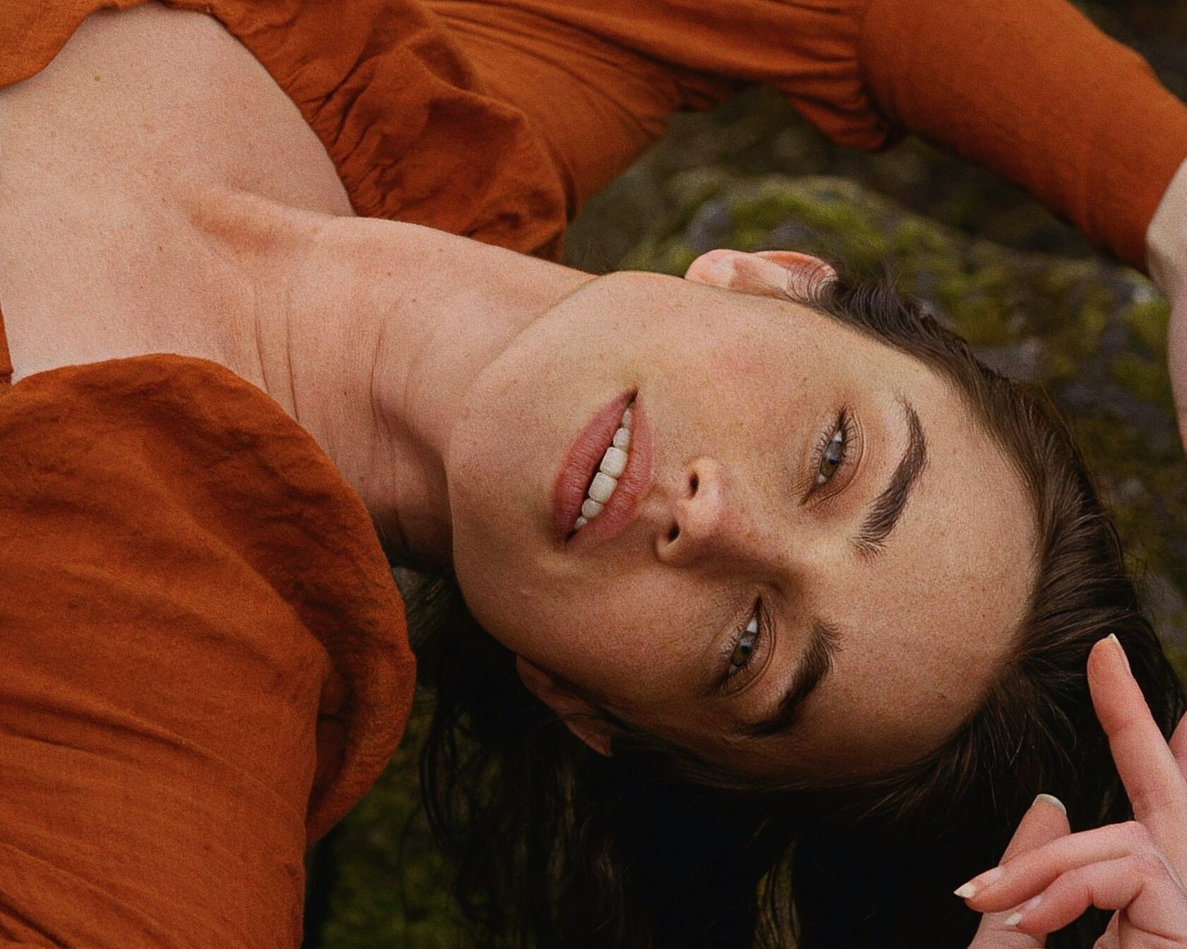 Editorial portrait with warm cinematic tones
