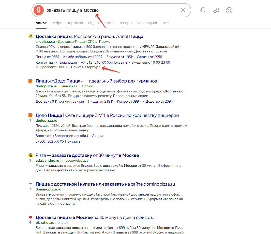 как работает геотаргетинг директ