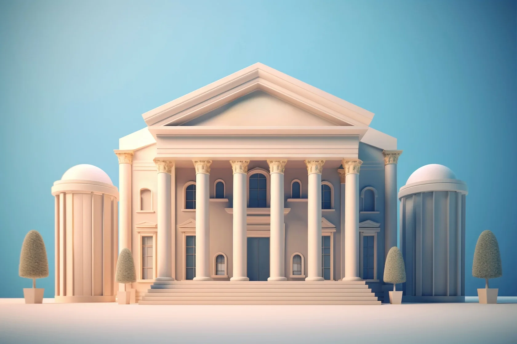 Банк - векторное изображение