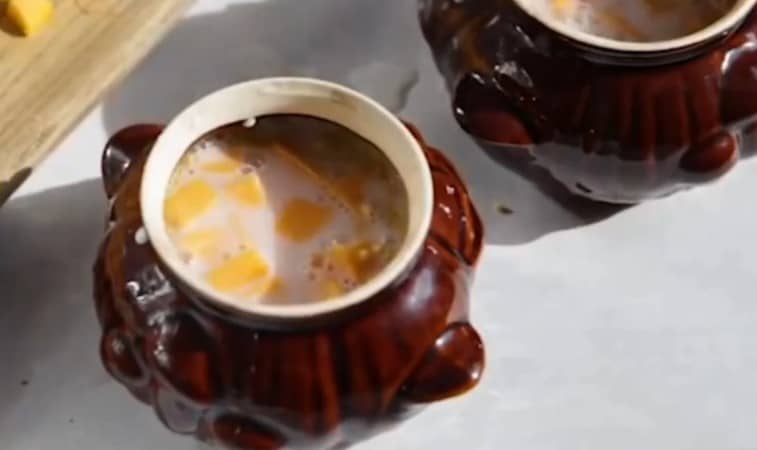 Приготовление пшённой каши с тыквой в горшочке в духовке: шаг 3