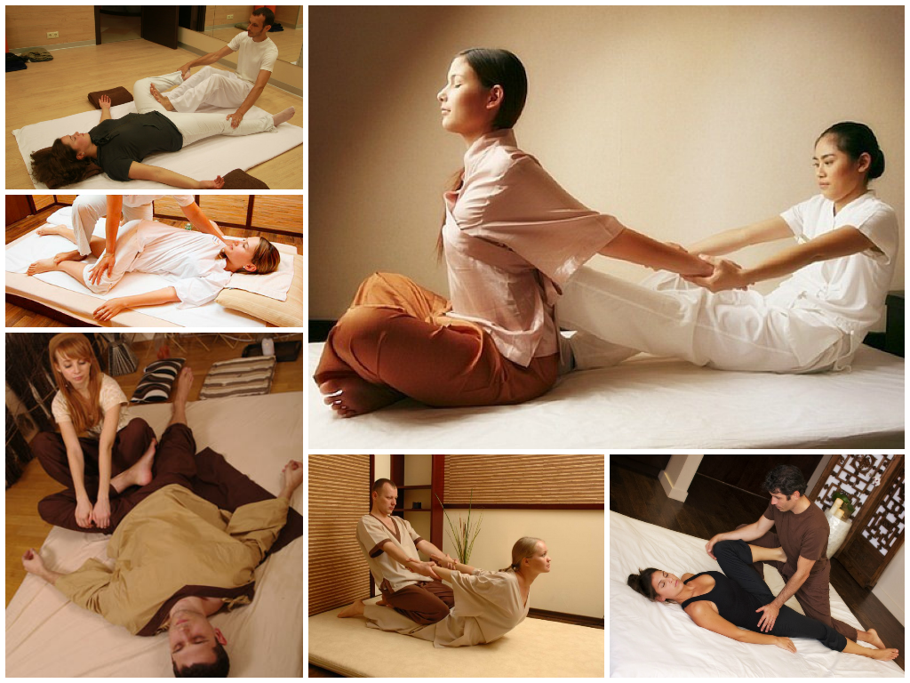 Как делают тайский массаж