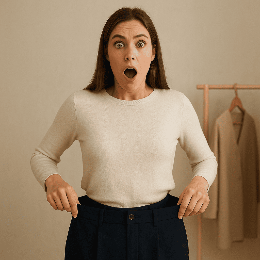 housujen vyötärön kaventaminen