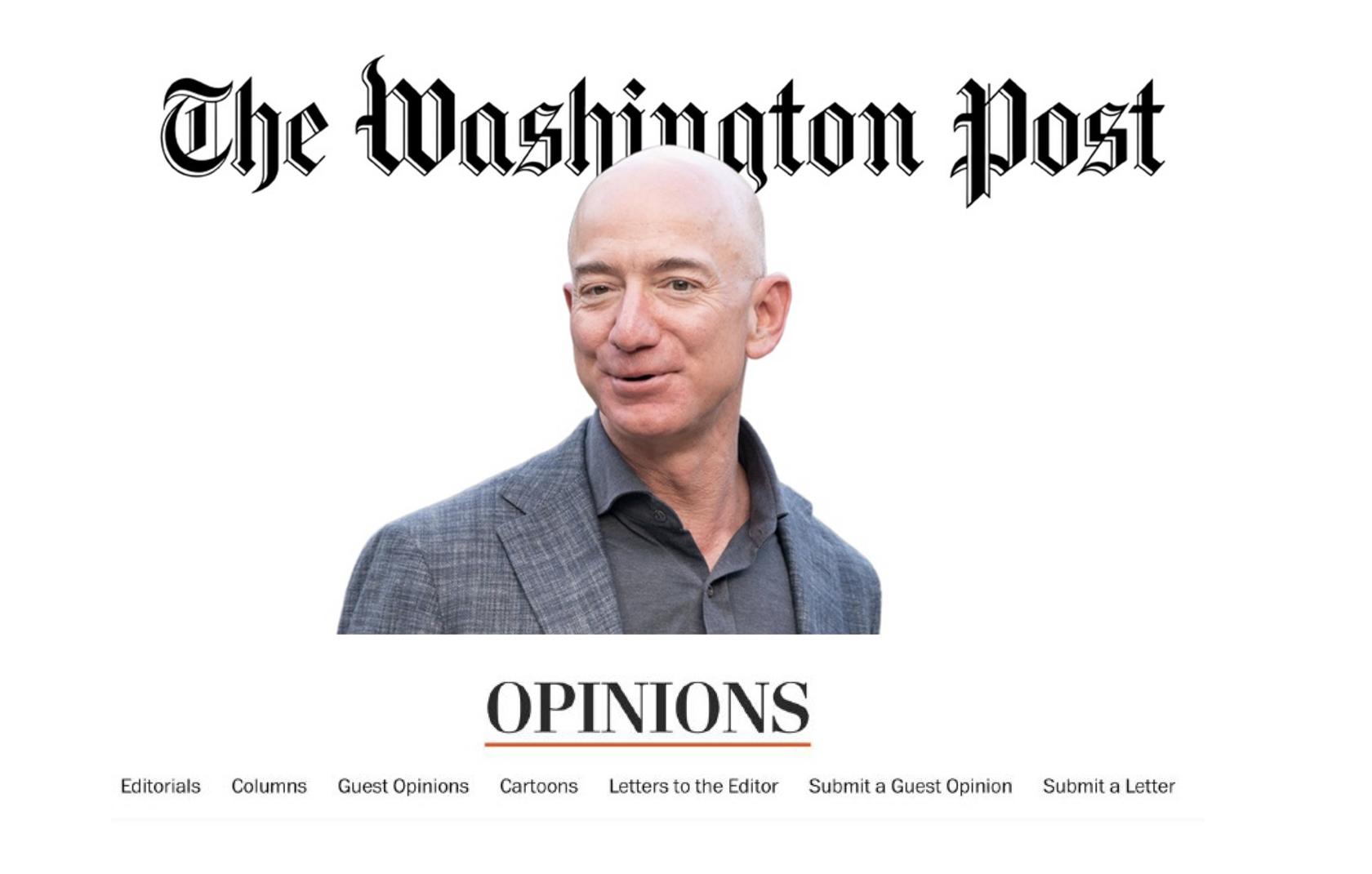 Washington Post , Джефф Безос, изменения редакционной политики, раздел Мнения