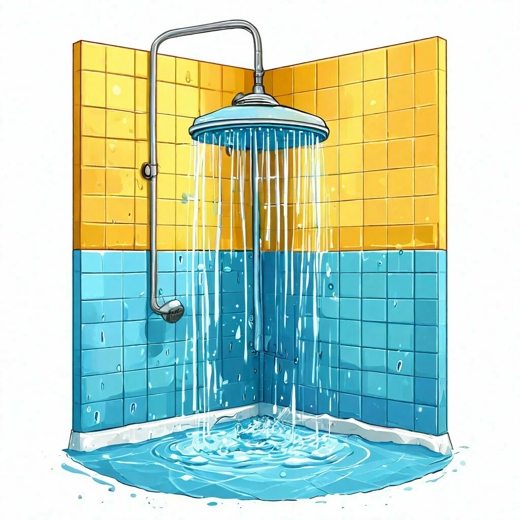 take a shower