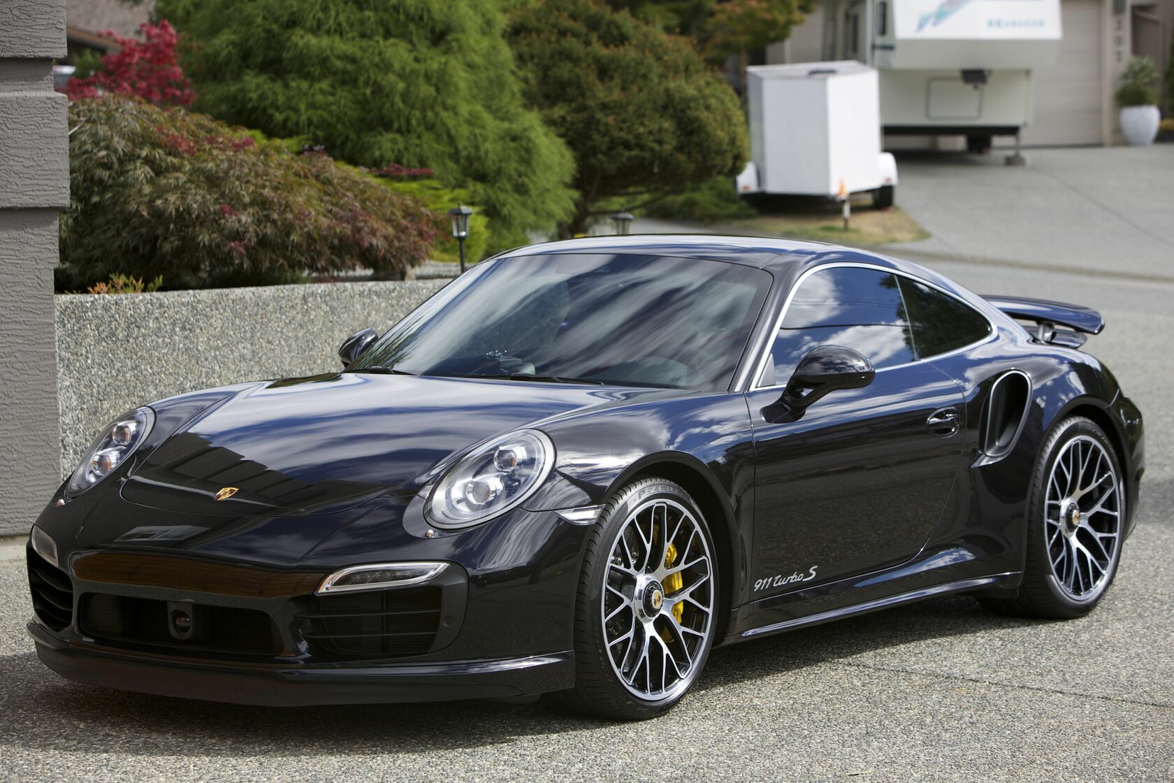 Porsche 911 Turbo s черный