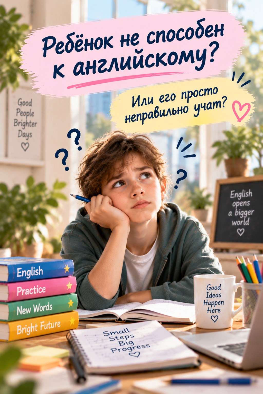 Ребёнок не способен к английскому — или его неправильно учат