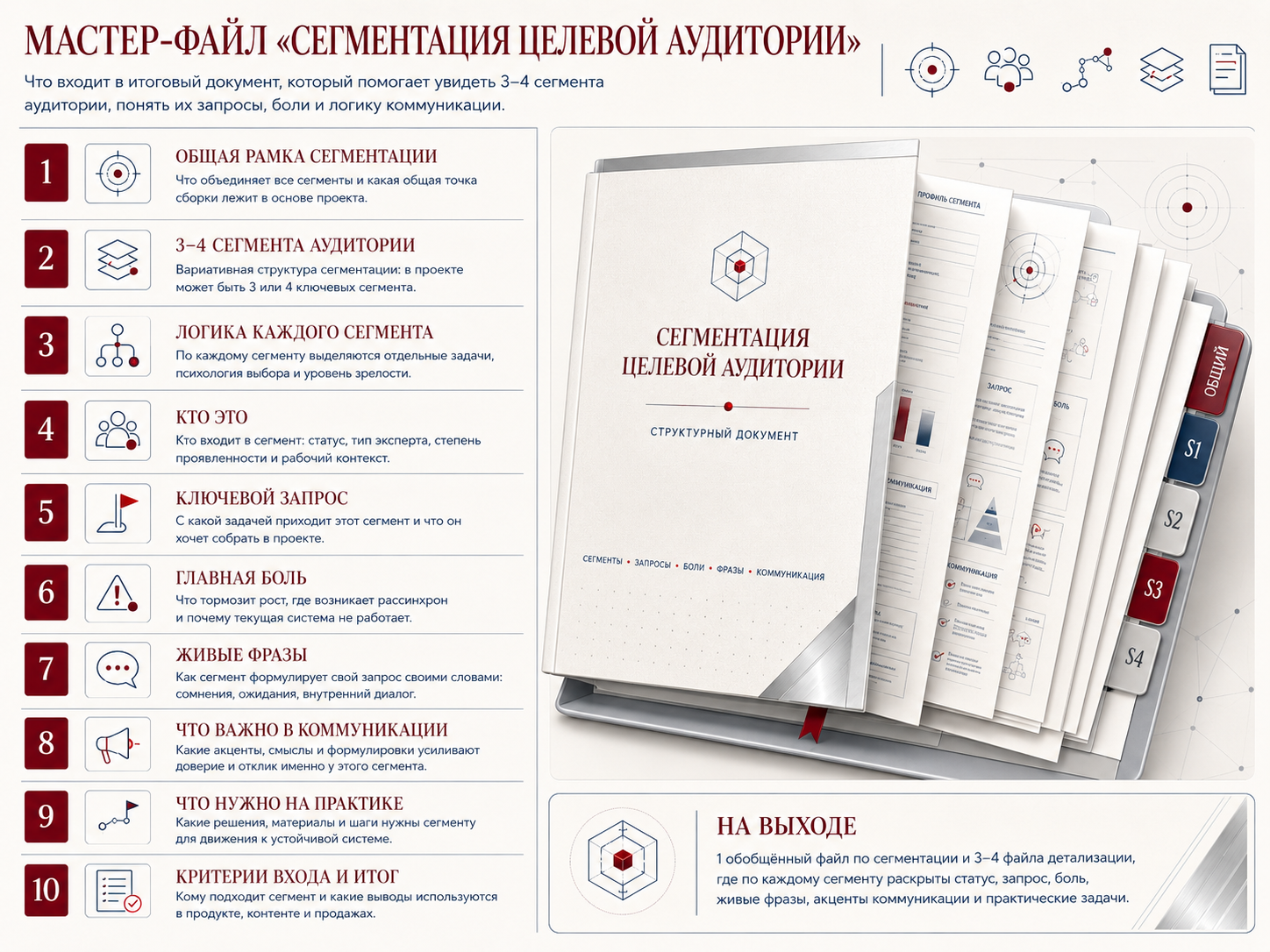 Сегментация целевой аудитории