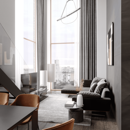 Заказать дизайн-проект однокомнатной квартиры в Санкт-Петербурге