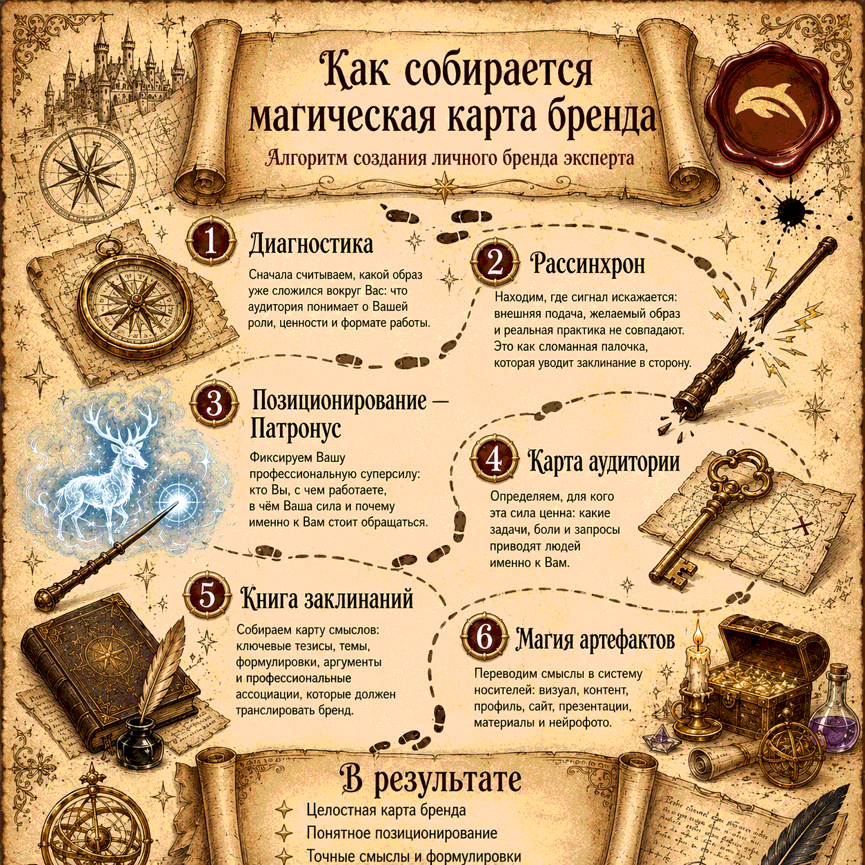 Как собирается магическая карта бренда