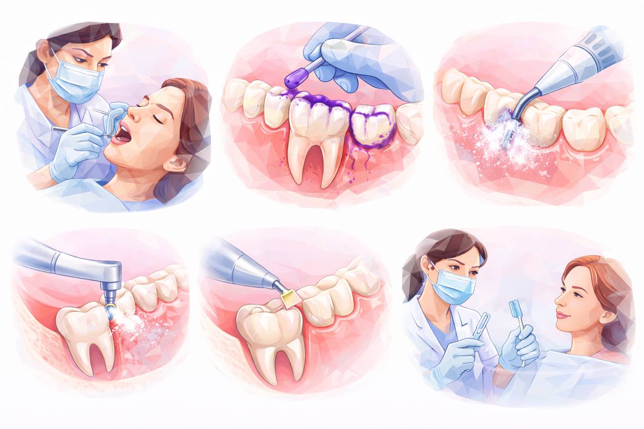 Профессиональная гигиена в стоматологии в Жуковском.