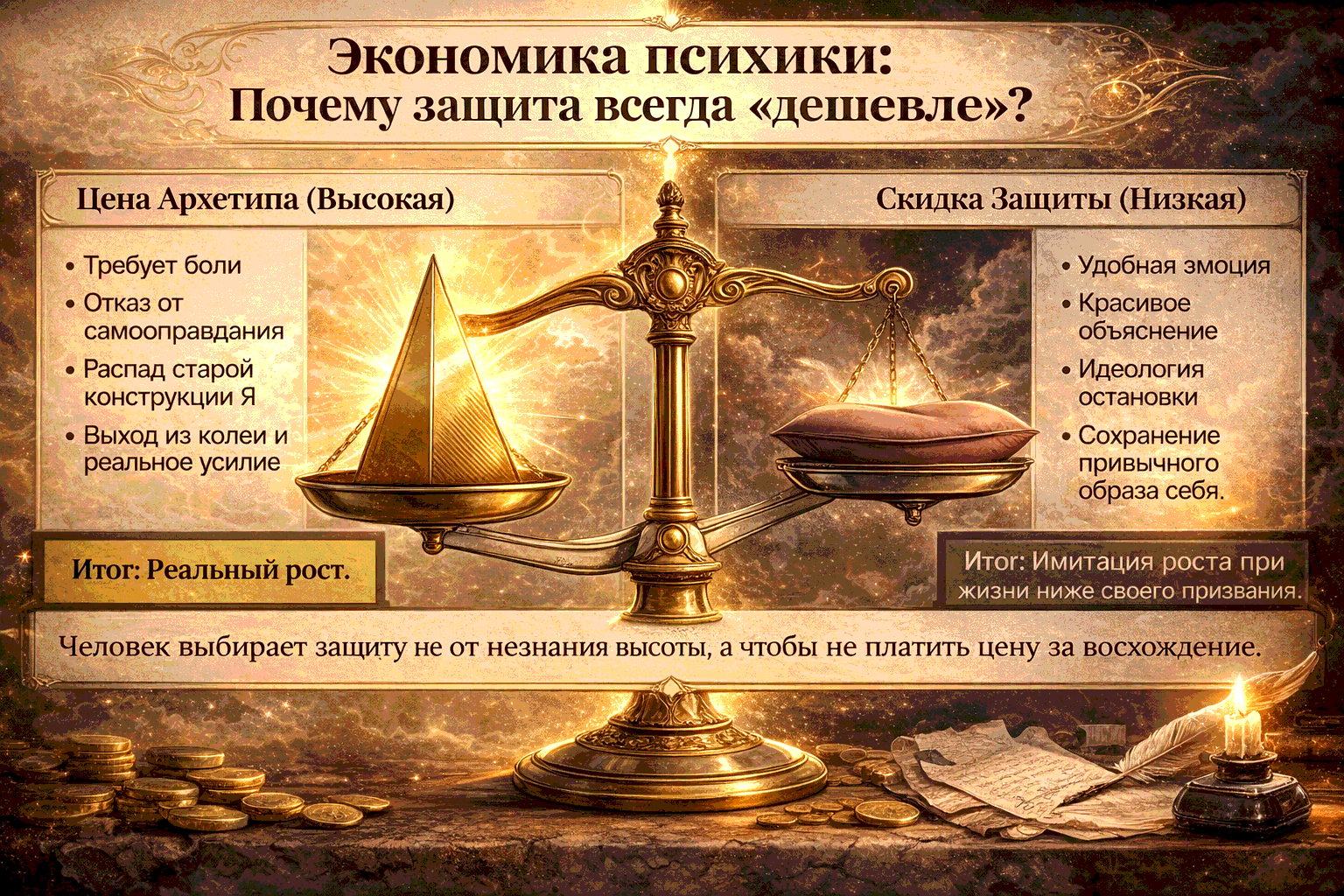 Почему выбирается защита?