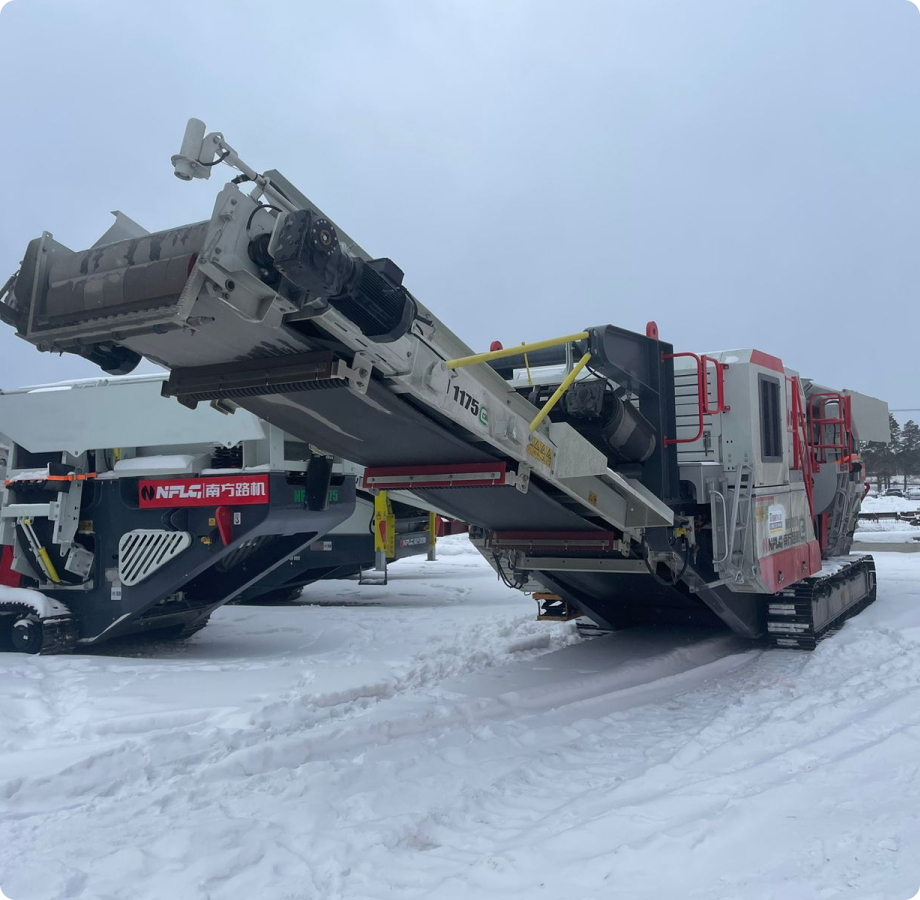 Аренда мобильной щековой дробилки NFJ 1175