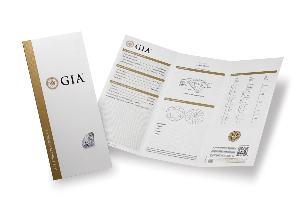 Сертификат GIA на всю продукцию GoldShopDubai &amp; Jewellery