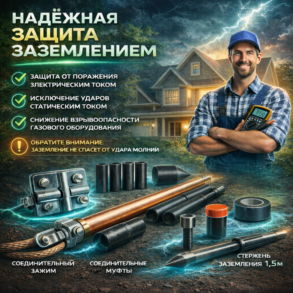 Надежная защита заземления