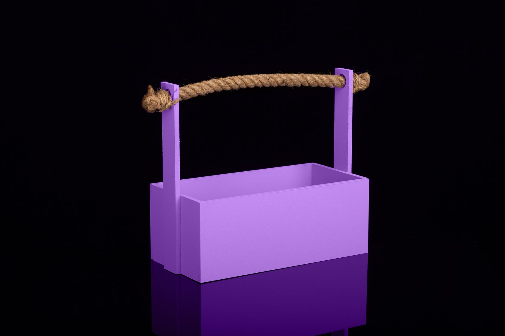 Ящик с канатом № 5 лиловый