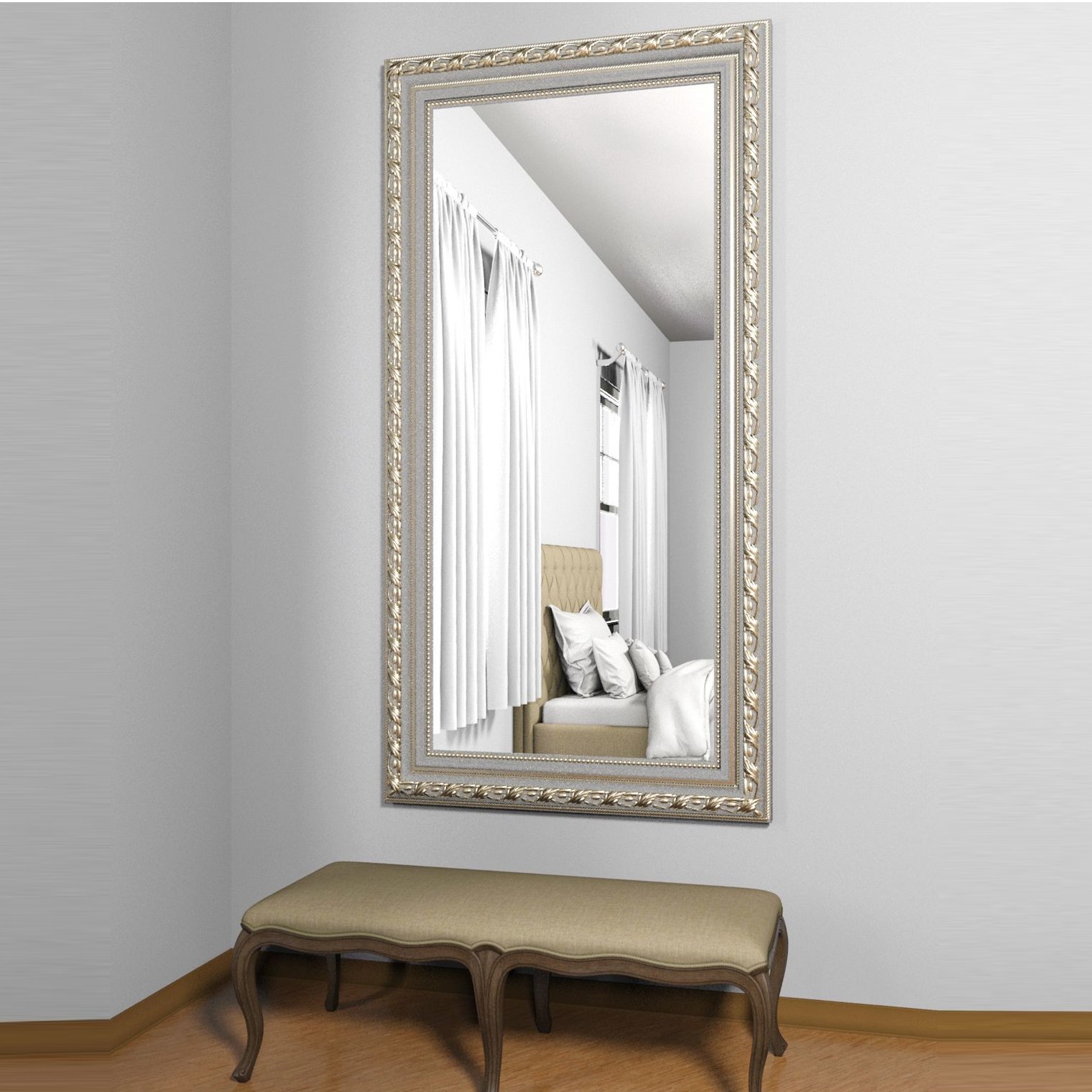 Напольное зеркало Флавио Artisan Ivory/ra02