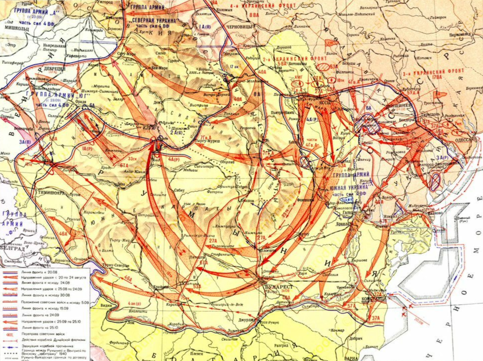 Карта освобождения европы от фашистов