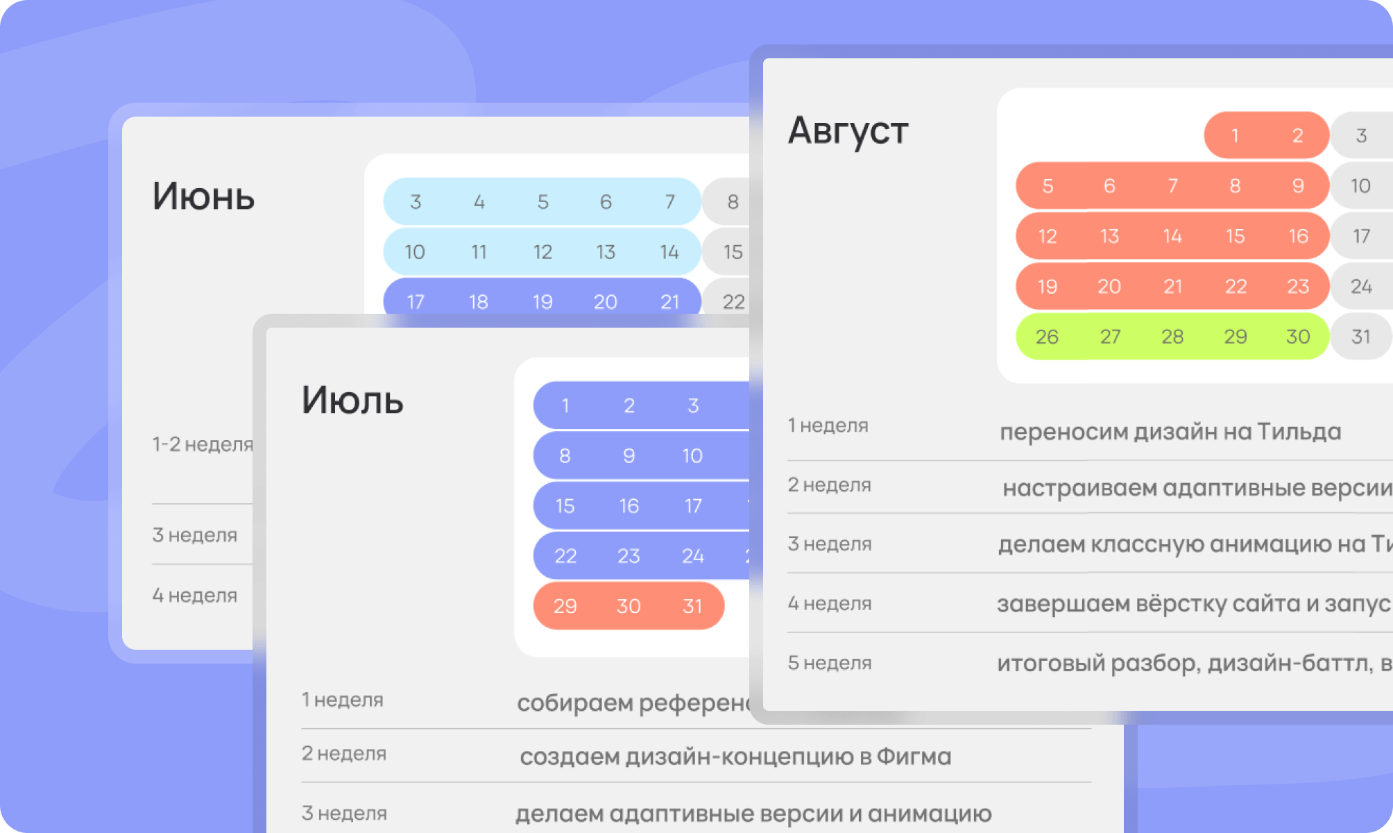 Процесс работы веб-дизайнера над дизайном сайта в программе фигма