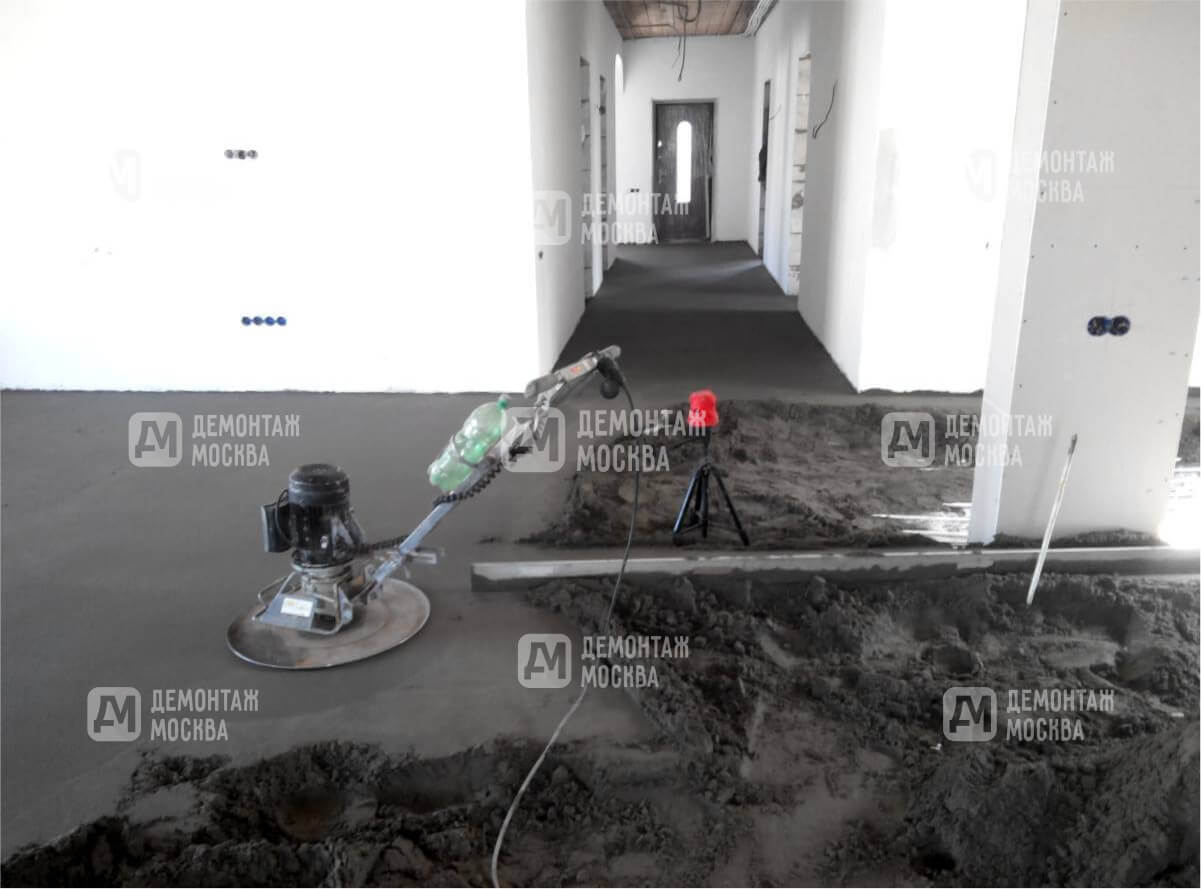 Механизированная стяжка пола: цена за 1м2, отзывы, описание услуги
