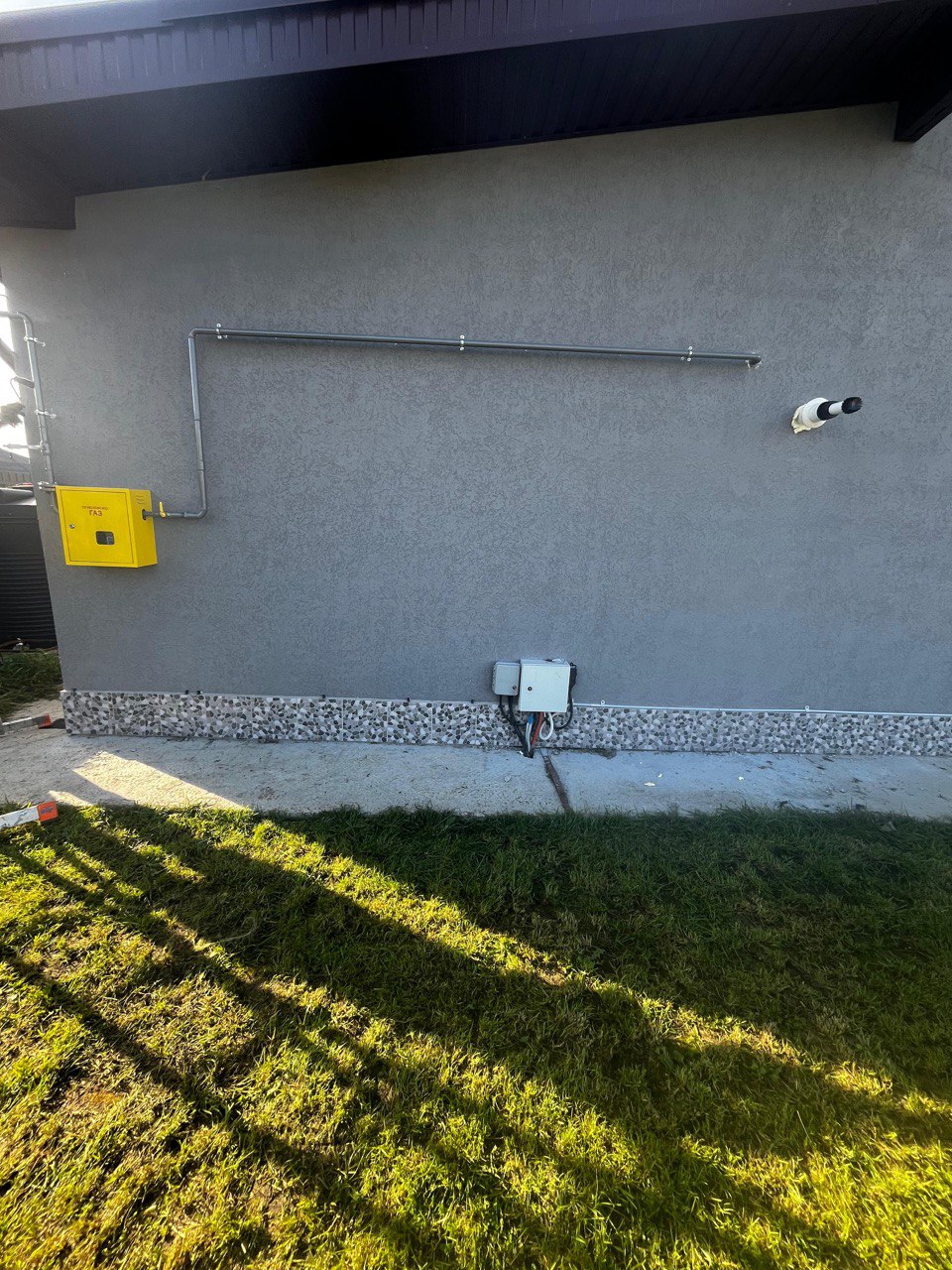 Газопровод на участке