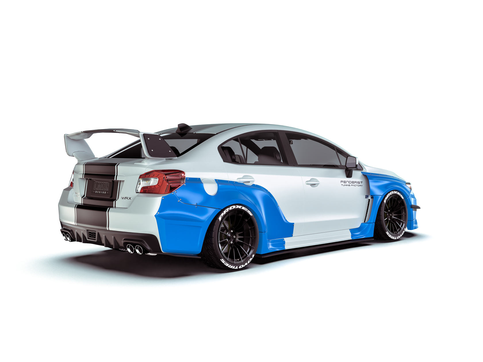 Full URBAN-R Ver 2 Kit / WIDE BODY KIT Subaru Impreza WRX STI 14-17